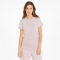PUMA Ess+ Metallic Embroidery T-Shirt Damen chalk pink M