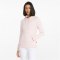 PUMA Ess+ Metallic Embroidery Hoodie Damen chalk pink L