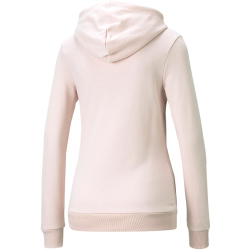 PUMA Ess+ Metallic Embroidery Hoodie Damen chalk pink XS