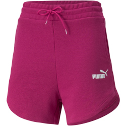 PUMA Ess High-Waist Sweatshorts Damen festival fuchsia M