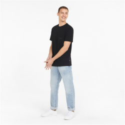 PUMA Modern Basics Pocket T-Shirt Herren puma black XXL
