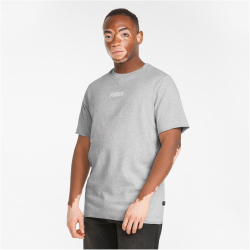 PUMA Modern Basics Terry T-Shirt Herren light gray heather M