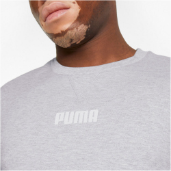 PUMA Modern Basics Terry T-Shirt Herren light gray heather M