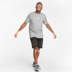 PUMA Modern Basics Terry T-Shirt Herren light gray heather L