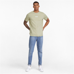 PUMA Modern Basics Terry T-Shirt Herren spring moss L