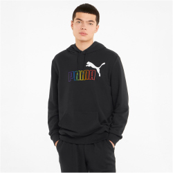 PUMA Ess+ Metallic Rainbow Hoodie Herren PUMA black L