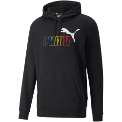 PUMA Ess+ Metallic Rainbow Hoodie Herren puma black M