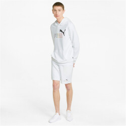 PUMA Ess+ Metallic Rainbow Hoodie Herren PUMA white S