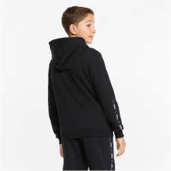 PUMA Ess+ Metallic Tape Hoodie Jungen puma black 116