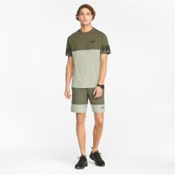 PUMA Power Woven Sweatshorts Herren dark green moss XXL