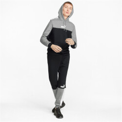 PUMA Ess+ Metallic Block Hoodie Herren puma black 4XL