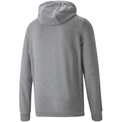 PUMA Ess+ Metallic Tape Hoodie Herren medium gray heather L