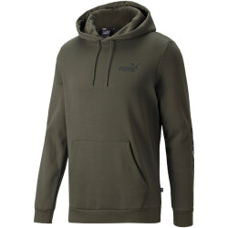 PUMA Ess+ Metallic Tape Hoodie Herren forest night S