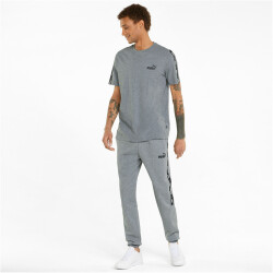 PUMA Ess+ Metallic Tape Jogginghose Herren medium gray...