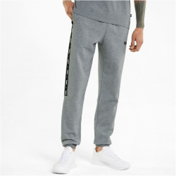 PUMA Ess+ Metallic Tape Jogginghose Herren medium gray heather XXL