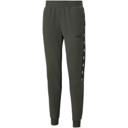PUMA Ess+ Metallic Tape Jogginghose Herren forest night M