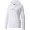 PUMA Ess+ Metallic Logo Hoodie Damen PUMA white/metallic silver L