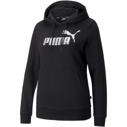 PUMA Ess+ Metallic Logo Hoodie Damen PUMA black/metallic...
