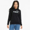PUMA Ess+ Metallic Logo Hoodie Damen PUMA black/metallic silver XS