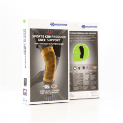 BAUERFEIND SPORTS NBA Kompressions-Kniebandage Gelb, Los...