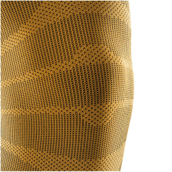 BAUERFEIND NBA Kompressions-Kniebandage Gelb, Los Angeles Lakers S