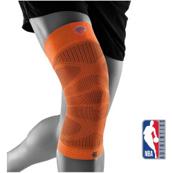 BAUERFEIND NBA Kompressions-Kniebandage Orange, New york...