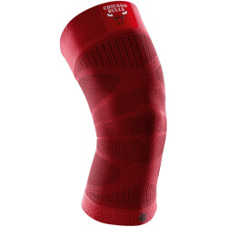 BAUERFEIND NBA Kompressions-Kniebandage Rot, Chicacgo...