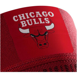 BAUERFEIND NBA Kompressions-Kniebandage Rot, Chicacgo Bulls L