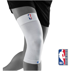 BAUERFEIND NBA Kompressions-Kniebandage Wei&szlig; M