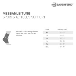 BAUERFEIND Sports Achilles Support Socken Rivera XS