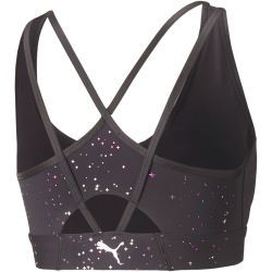 PUMA Mid Impact Allover-Print Sport-BH Damen