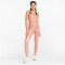 PUMA Mid Impact Allover-Print Sport-BH Damen rosette/iridescent print XL
