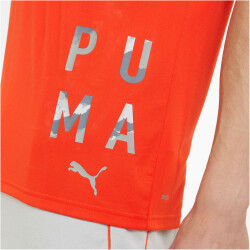 PUMA Train Graphic Trainingsshirt Herren cherry tomato M