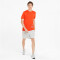 PUMA Train Graphic Trainingsshirt Herren cherry tomato M