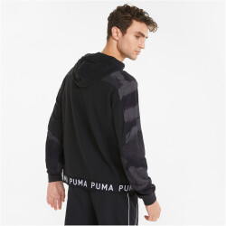 PUMA Train Allover-Print Trainingspullover Herren PUMA black S