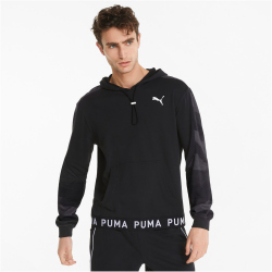 PUMA Train Allover-Print Trainingspullover Herren PUMA black M