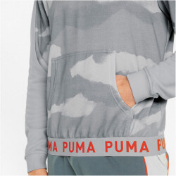 PUMA Train Allover-Print Trainingspullover Herren harbor mist M