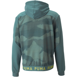 PUMA Train Allover-Print Trainingspullover Herren mineral blue/aop M