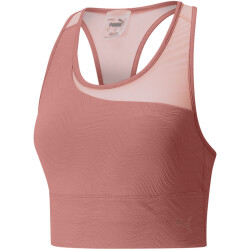 PUMA Mid Impact Flawless Sport-BH Damen rosette S