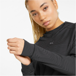 PUMA Flawless Trainingspullover Damen PUMA black S