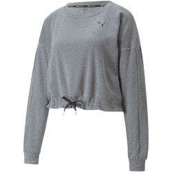 PUMA Train French Terry Crew Trainingspullover Damen...