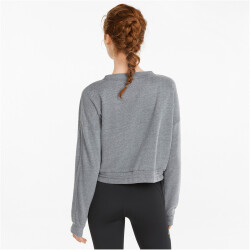PUMA Train French Terry Crew Trainingspullover Damen...