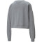 PUMA Train French Terry Crew Trainingspullover Damen medium gray heather S