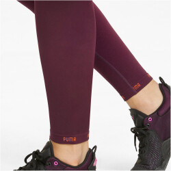 PUMA Formknit Seamless HW 7/8-Leggings Damen grape wine/neon citrus M