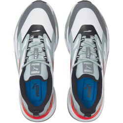 PUMA GS-Fast Golfschuhe puma white/high rise/high risk red 40
