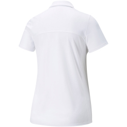 PUMA Gamer Golf Poloshirt Damen bright white XS