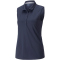 PUMA Gamer &auml;rmelloses Golf Poloshirt Damen navy blazer XS