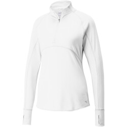 PUMA Gamer Golf 1/4-Zip Damen bright white S