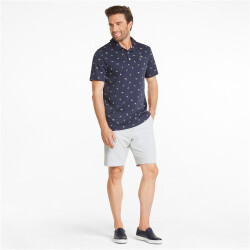 PUMA AP Dancing Umbrellas Golf Poloshirt Herren navy...