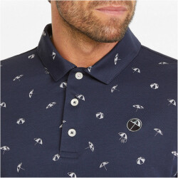 PUMA AP Dancing Umbrellas Golf Poloshirt Herren navy blazer/mirage gray M
